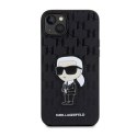 Karl Lagerfeld Saffiano Monogram NFT Ikonik - Case for iPhone 14 Plus (Black)