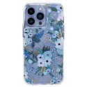 Rifle Paper Clear - Case for iPhone 13 Pro (Garden Party Blue)