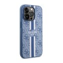 Guess 4G Printed Stripes MagSafe - Case for iPhone 14 Pro (Blue)