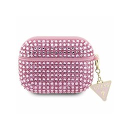 Guess Rhinestone Triangle Charm - Case for AirPods Pro (Pink)