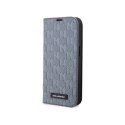 Karl Lagerfeld Booktype Saffiano Monogram - Case for iPhone 14 (Grey)