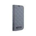 Karl Lagerfeld Booktype Saffiano Monogram - Case for iPhone 14 (Grey)