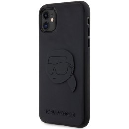 Karl Lagerfeld Rubber Karl Head 3D - Case for iPhone 11 (Black)