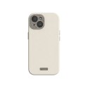 Moshi Napa MagSafe - Leather case for iPhone 15 (Eggnog White)