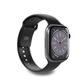 PURO ICON - Elastic strap for Apple Watch 38/40/41 mm (S/M & M/L) (Black)