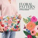 Rifle Paper Laptop Sleeve - Sleeve for MacBook Pro 15" / Laptop 15.6" (Garden Party Blush)