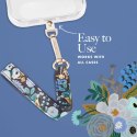 Rifle Paper Phone Wristlet - Universal phone lanyard (Garden Party Blue)