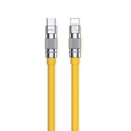 WEKOME WDC-187 Wingle Series - USB-C to Lightning Fast Charging PD 20W connection cable 1.2 m (Yellow)