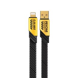 WEKOME WDC-190 Mecha Series - USB-A to Lightning Fast Charging Connection Cable 1 m (Yellow)