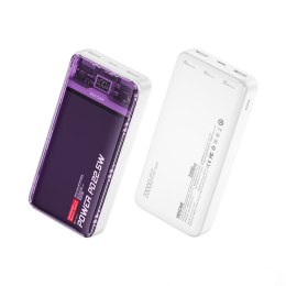 WEKOME WP-351 Vanguard Series - Power bank 20000 mAh PD 20W + QC 22.5W (Purple / Transparent)