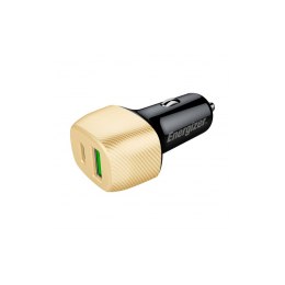 Energizer Ultimate - USB-C & USB-A 38W PD + QC3.0 car charger (Gold / Black)