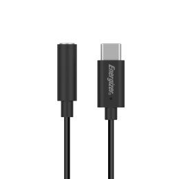 Energizer Ultimate - USB-C to 3.5 mm jack audio adapter 11 cm (Black)