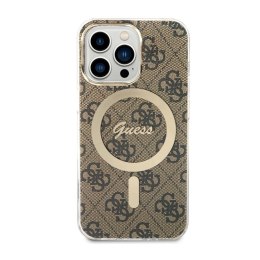 Guess 4G MagSafe - Case for iPhone 13 Pro (Brown)