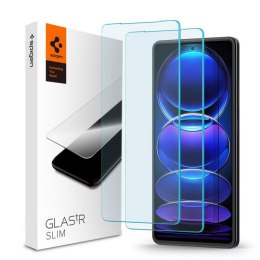 Spigen Glas.TR Slim 2-Pack - Tempered glass for Xiaomi Redmi Note 12 Pro 5G/12 Pro+ 5G/POCO X5 Pro 5G