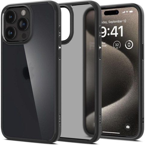 Spigen Ultra Hybrid - Case for iPhone 15 Pro (Frost Black)