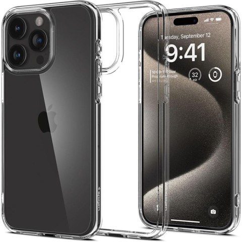 Spigen Ultra Hybrid - Case for iPhone 15 Pro (Transparent)