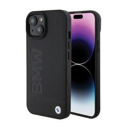 BMW Leather Hot Stamp - Case for iPhone 15 Plus (black)