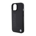 BMW Leather Hot Stamp - Case for iPhone 15 (black)