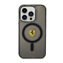 Ferrari Translucent MagSafe - Case for iPhone 14 Pro (Black)