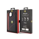 Ferrari Twist Metal Logo - Case for iPhone 15 Plus (Black)