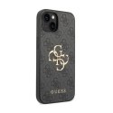 Guess 4G Big Metal Logo - Case for iPhone 15 Plus (Grey)
