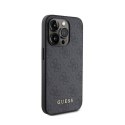 Guess 4G Metal Gold Logo - Case for iPhone 15 Pro (Grey)