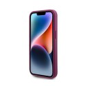 Guess Glitter Script Big 4G - Case for iPhone 15 (Purple)