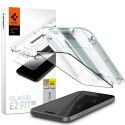 Spigen GLAS.TR EZ FIT FC - Tempered Glass for iPhone 15 Plus (Black Frame)