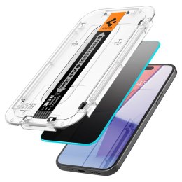 Spigen GLAS.TR EZ FIT Privacy 2-Pack - Tempered glass with privacy filter for iPhone 15 Plus 2pcs