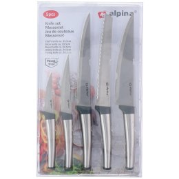 Alpina - Stainless steel knife set 5 pcs.