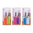 BBQ - Gas lighter for barbecue / kitchen 14 cm 2 pcs. (orange / green)