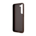 Guess 4G Bottom Stripe Metal Logo Collection - Samsung Galaxy S24 Case (brown)