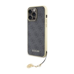 Guess 4G Charms Collection - Case for iPhone 15 Pro Max (grey)