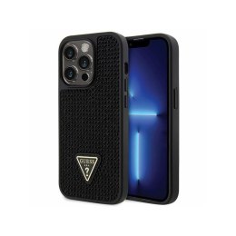 Guess Rhinestone Triangle - Case for iPhone 14 Pro (Black)