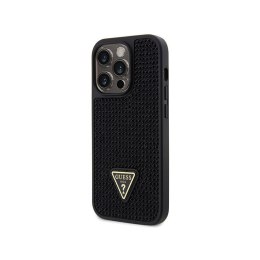 Guess Rhinestone Triangle - Case for iPhone 14 Pro (Black)