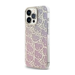 Hello Kitty IML Gradient Electrop Crowded Kitty Head - Case iPhone 15 Pro (pink)