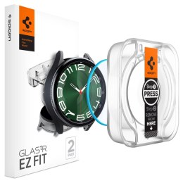 Spigen GLAS.TR EZ FIT 2-Pack - Tempered glass for Samsung Galaxy Watch 6 Classic 47 mm (2 pcs)