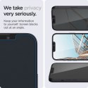 Spigen GLAS.TR EZ FIT Privacy 2-Pack - Tempered glass with privacy filter for iPhone 14 / iPhone 13 Pro / iPhone 13 2 pcs