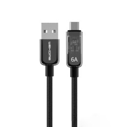 WEKOME WDC-180 Vanguard Series - USB-A to USB-C Fast Charging Connection Cable 1 m (Black)