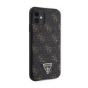 Guess 4G Triangle Metal Logo - Case for iPhone 11 (black)