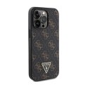 Guess 4G Triangle Metal Logo - Case for iPhone 14 Pro Max (black)