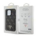 Guess 4G Triangle Metal Logo - Case for iPhone 14 Pro Max (black)