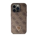 Guess Crossbody 4G Metal Logo - iPhone 14 Pro Case (brown)