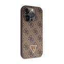 Guess Crossbody 4G Metal Logo - iPhone 14 Pro Case (brown)