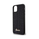 Guess Disco Metal Script - iPhone 11 Case (Black)