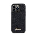 Guess Disco Metal Script - iPhone 14 Pro Case (Black)