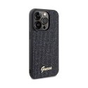 Guess Disco Metal Script - iPhone 14 Pro Case (Black)