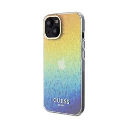 Guess IML Faceted Mirror Disco Iridescent - Case for iPhone 14 (Iridescent)