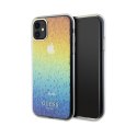 Guess IML Faceted Mirror Disco Iridescent - iPhone 11 Case (Iridescent)