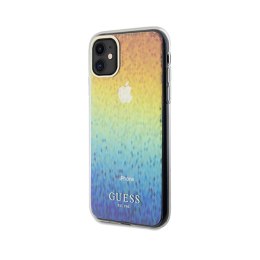 Guess IML Faceted Mirror Disco Iridescent - iPhone 11 Case (Iridescent)